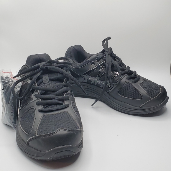 NWT I-runner proseries leather/mesh diabetic slip proof safety shoe 7 extra wide - Picture 3 of 15